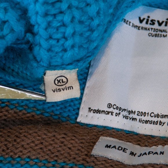 Visvim Teal Blue Cardigan Sweater XL - Picture 6 of 6